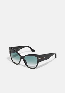 Солнцезащитные очки Tom Ford, блестящий черный/градиентный дымчатый