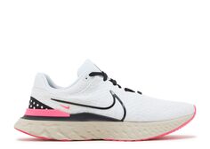 Кроссовки Nike React Infinity Run Flyknit 3 &apos;White Hyper Pink&apos;, белый