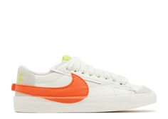 Кроссовки Nike Wmns Blazer Low &apos;77 Jumbo &apos;Sail Rush Orange&apos;, белый