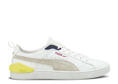 Кроссовки Puma Suede Bloc &apos;White Yellow Pear&apos;, белый