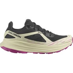 Кроссовки для бега по пересеченной местности ultra flow Salomon, цвет black/transparent yellow/rose violet