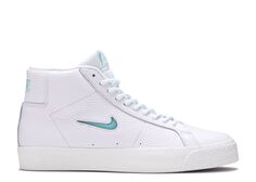 Кроссовки Nike Zoom Blazer Mid Premium Sb &apos;White Glacier Ice Jewel&apos;, белый