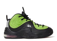 Кроссовки Nike Stussy X Air Penny 2 &apos;Vivid Green&apos;, зеленый