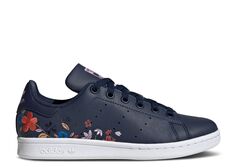 Кроссовки adidas Stan Smith J &apos;Night Indigo Floral&apos;, синий