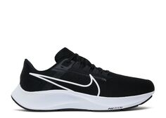 Кроссовки Nike Air Zoom Pegasus 38 Extra Wide &apos;Black White&apos;, черный
