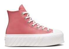 Кроссовки Converse Wmns Chuck Taylor All Star Lift 2X Platform High &apos;Iridescent - Madder Pink&apos;, розовый