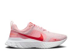 Кроссовки Nike Wmns React Infinity Run Flyknit 3 Premium &apos;Medium Soft Pink Light Crimson&apos;, розовый