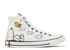 Кроссовки Converse Peanuts X Chuck Taylor All Star High &apos;Snoopy And Woodstock&apos;, белый