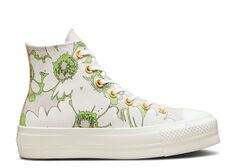 Кроссовки Converse Wmns Chuck Taylor All Star Lift Platform High &apos;Crafted Florals&apos;, белый