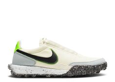 Кроссовки Nike Wmns Waffle Racer Crater &apos;Pale Ivory Electric Green&apos;, кремовый