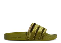 Кроссовки adidas Wmns Adilette Slide &apos;Orbit Green&apos;, зеленый