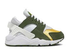 Кроссовки Nike Stussy X Air Huarache Le Td &apos;Dark Olive&apos; 2021, зеленый