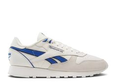 Кроссовки Reebok Classic Leather &apos;Chalk Vector Blue&apos;, кремовый