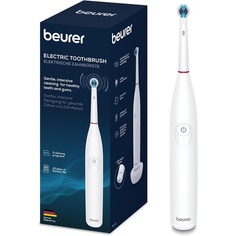 Электрическая зубная щетка Beurer TB 30 с 2 программами чистки Осциллирующая пульсирующая технология очистки Таймер на 2 минуты Мощный аккумулятор