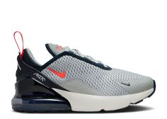 Кроссовки Nike Air Max 270 Ps &apos;Light Smoke Grey Bright Crimson&apos;, серый