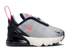 Кроссовки Nike Air Max 270 Td &apos;Light Smoke Grey Bright Crimson&apos;, серый