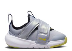 Кроссовки Nike Flex Advance Se Td &apos;Wolf Grey Optic Yellow&apos;, серый