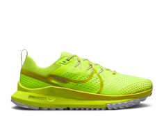 Кроссовки Nike Wmns React Pegasus Trail 4 &apos;Volt Bright Cactus&apos;, зеленый
