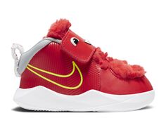 Кроссовки Nike Team Hustle D9 Lil Td &apos;Fast N Furry - Chile Red&apos;, красный