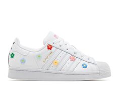 Кроссовки adidas Hello Kitty X Superstar J &apos;Colorful Florals&apos;, белый