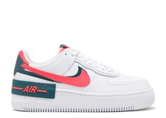 Кроссовки Nike Wmns Air Force 1 Shadow &apos;White Solar Red&apos;, белый