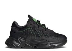 Кроссовки adidas Ozweego J &apos;Black Solar Green&apos;, черный