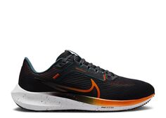 Кроссовки Nike Air Zoom Pegasus 40 &apos;Black Safety Orange&apos;, черный