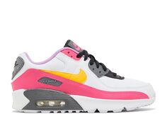 Кроссовки Nike Air Max 90 Gs &apos;White Hyper Pink Orange&apos;, белый