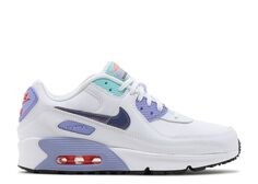 Кроссовки Nike Air Max 90 Se 2 Gs &apos;White Dark Purple Dust&apos;, белый