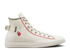 Кроссовки Converse Chuck Taylor All Star High &apos;Logo Tag - Vintage White&apos;, белый