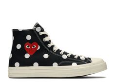 Кроссовки Converse Comme Des Garçons X Chuck Taylor All Star 70 Hi &apos;Black Polka Dot&apos;, черный