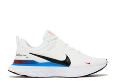 Кроссовки Nike React Infinity Run Flyknit 3 &apos;White Photo Blue Red&apos;, белый
