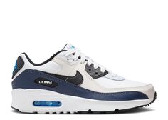 Кроссовки Nike Air Max 90 Leather Gs &apos;Phantom Thunder Blue&apos;, белый