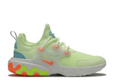 Кроссовки Nike React Presto Gs &apos;Barely Volt&apos;, зеленый