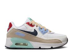 Кроссовки Nike Air Max 90 Leather Se Ps &apos;Patches&apos;, белый