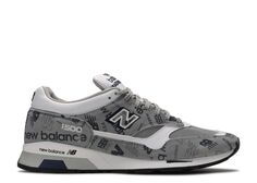 Кроссовки New Balance 1500 Made In England &apos;Logos&apos;, серый