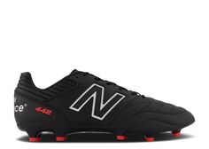 Кроссовки New Balance 442V2 Pro Fg 2E Wide &apos;Black Silver&apos;, черный