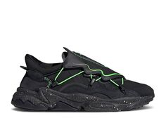 Кроссовки adidas Ozweego &apos;Black Solar Green&apos;, черный