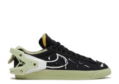 Кроссовки Nike Acronym X Blazer Low &apos;Black Olive Aura&apos;, черный
