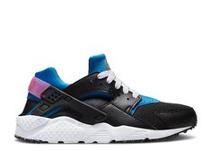 Кроссовки Nike Huarache Run Gs &apos;Black Light Photo Blue&apos;, черный