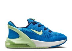 Кроссовки Nike Air Max 270 Go Ps &apos;Light Photo Blue Barely Volt&apos;, синий