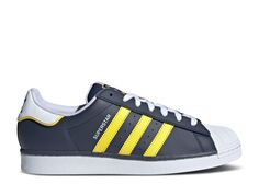 Кроссовки adidas Superstar &apos;Track Suit Pack - Indigo Yellow&apos;, синий