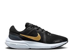 Кроссовки Nike Wmns Air Zoom Vomero 16 &apos;Black Metallic Gold&apos;, черный