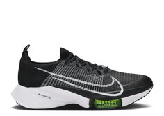 Кроссовки Nike Air Zoom Tempo Next% Flyknit &apos;Black White Volt&apos;, черный