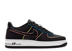 Кроссовки Nike Air Force 1 Lv8 Gs &apos;Outline&apos;, черный