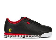 Кроссовки Puma Scuderia Ferrari X Roma Via Perf Jr &apos;Black White&apos;, черный