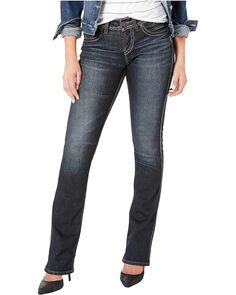 Джинсы Silver Jeans Co. Suki Mid-Rise Slim Boot Jeans in Indigo L93616SSX405, цвет Indigo