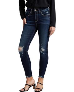 Джинсы Silver Jeans Co. Avery High-Rise Skinny Jeans L94116EAE439, цвет Dark Indigo Wash