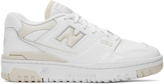 Бело-бежевые кроссовки 550 New Balance
