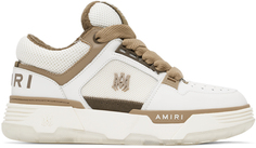 Бело-коричневые кроссовки MA-1 Amiri, цвет White/Brown